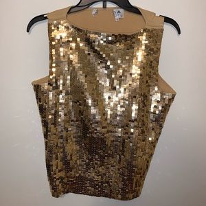 Gold Sparkly Top